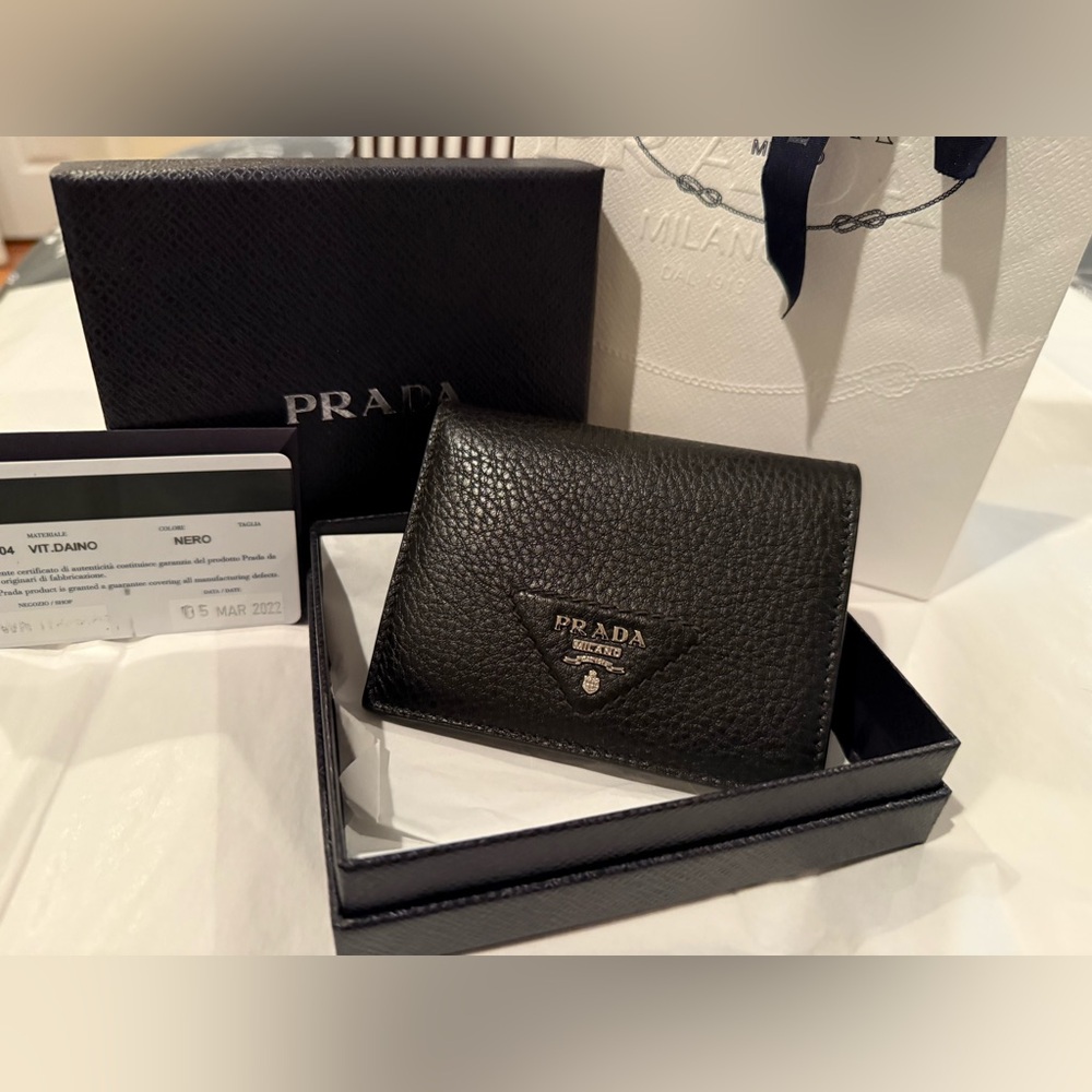 Authentic Prada Leather Wallet